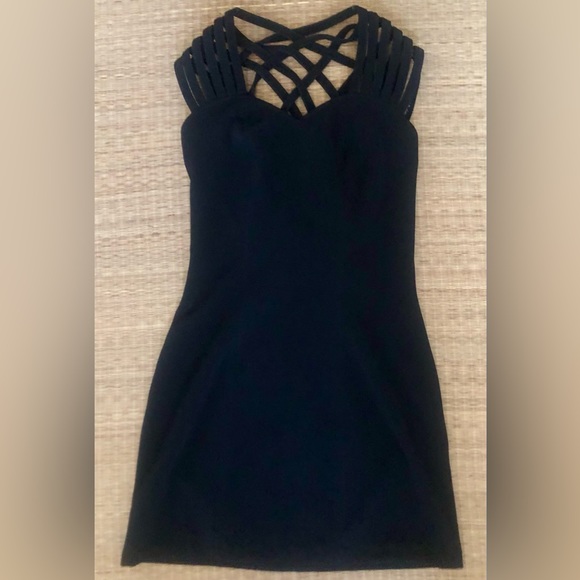 LBD!!! CUTE BLACK DRESS Vintage size 6 - Picture 1 of 5